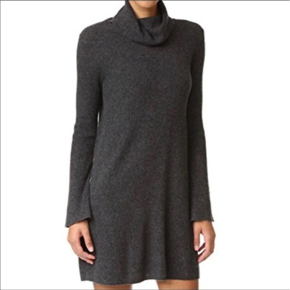 Madewell Ribbed Turtleneck Sweater Dress